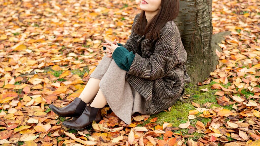 天然素材のお洋服で、寒暖差が激しい秋を心地よく、快適に。