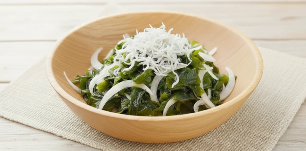 生わかめと新玉ねき