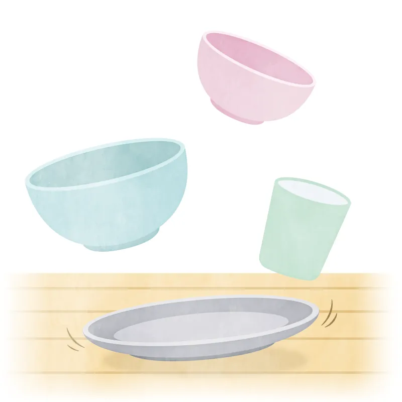 割れにくい食器